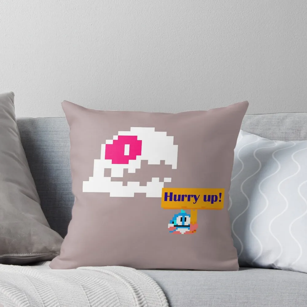 Retro computer game Bubble Bobble gaming geek gamer cute dragon Polyester Cushion Cover Decoration Pillow Case Cover for home