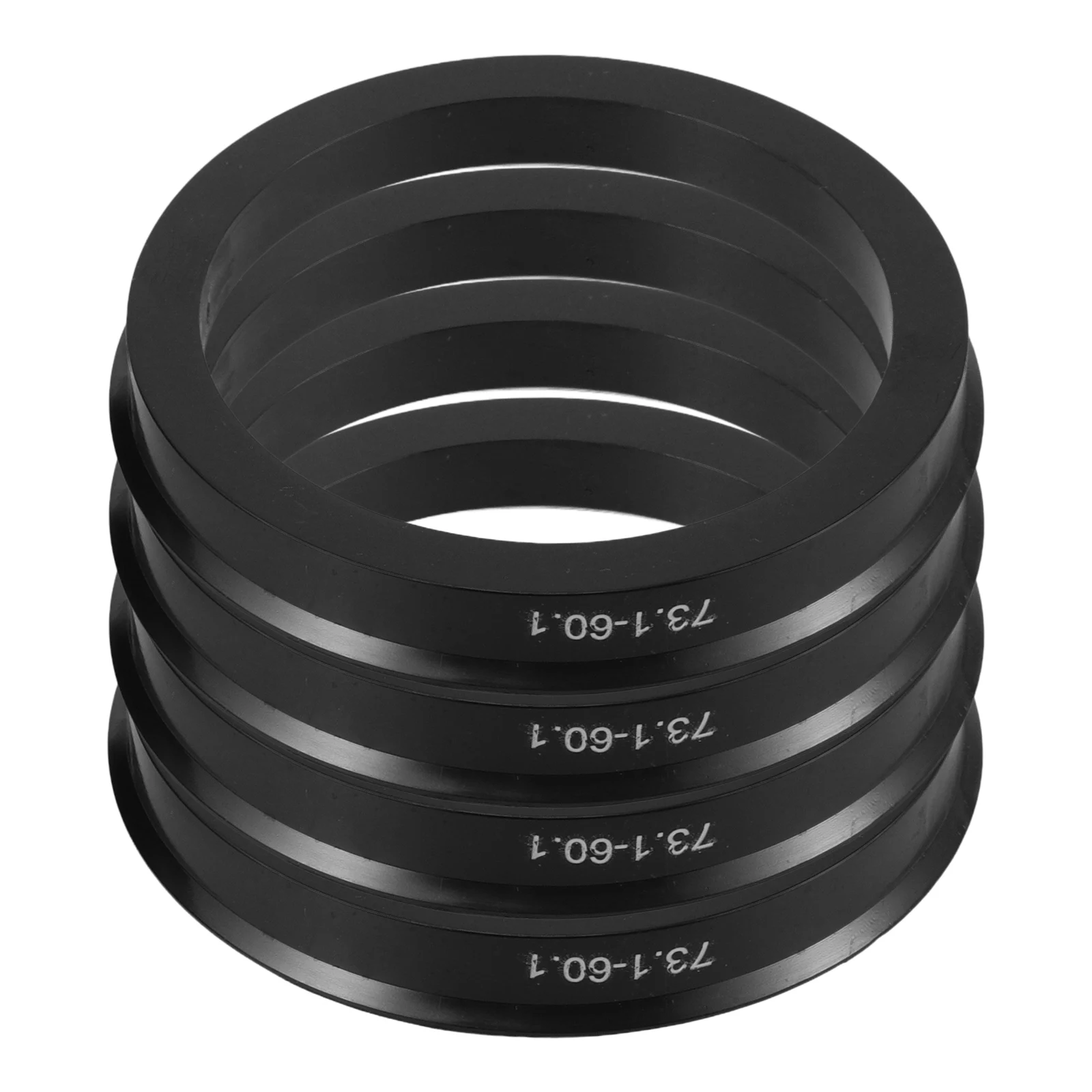 

4Pcs Hub Centric Rings Wheel Centering Ring Plastic Car Wheel Hub Rings for Vibration Reduction Exterior Modifications
