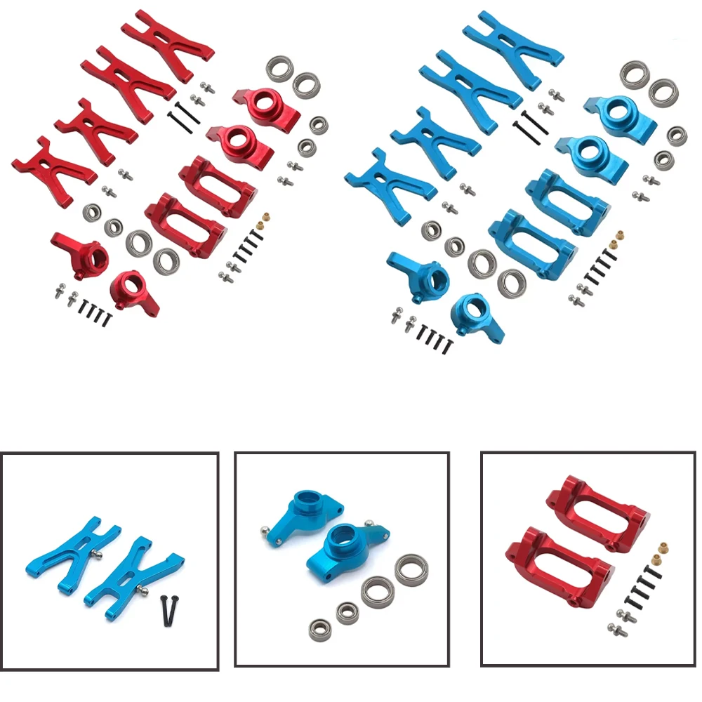 

Металлические детали для обновления — поворотный рычаг/ось, основание C/чашка рулевой группы — для радиоуправляемого автомобиля 1/16 Buggy Remo Hobby Smax 1631/1635/1651/1655