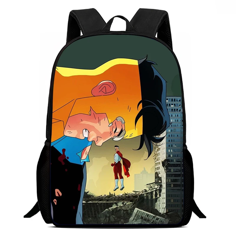 Popular SALE Invincible Backpack Schoolbag Boys and Girls Backpack Lightening Zipper Shoulders The Best Gift Camping Rucksack