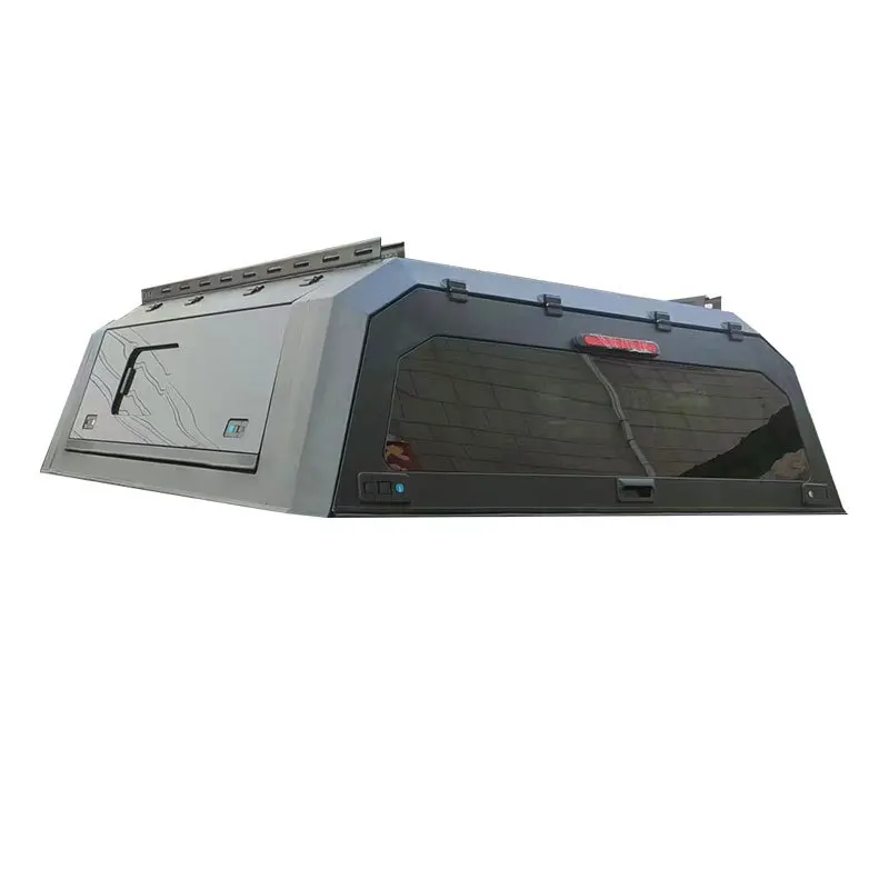 

Aluminum Alloy Rear Truck Cover For Isuzu D Max 2021 Three Sliding Windows Steel High Cap Vehicle Lid