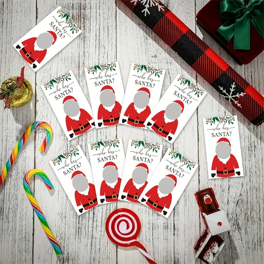 40pcs Christmas Scratch-Off Game Cards - 