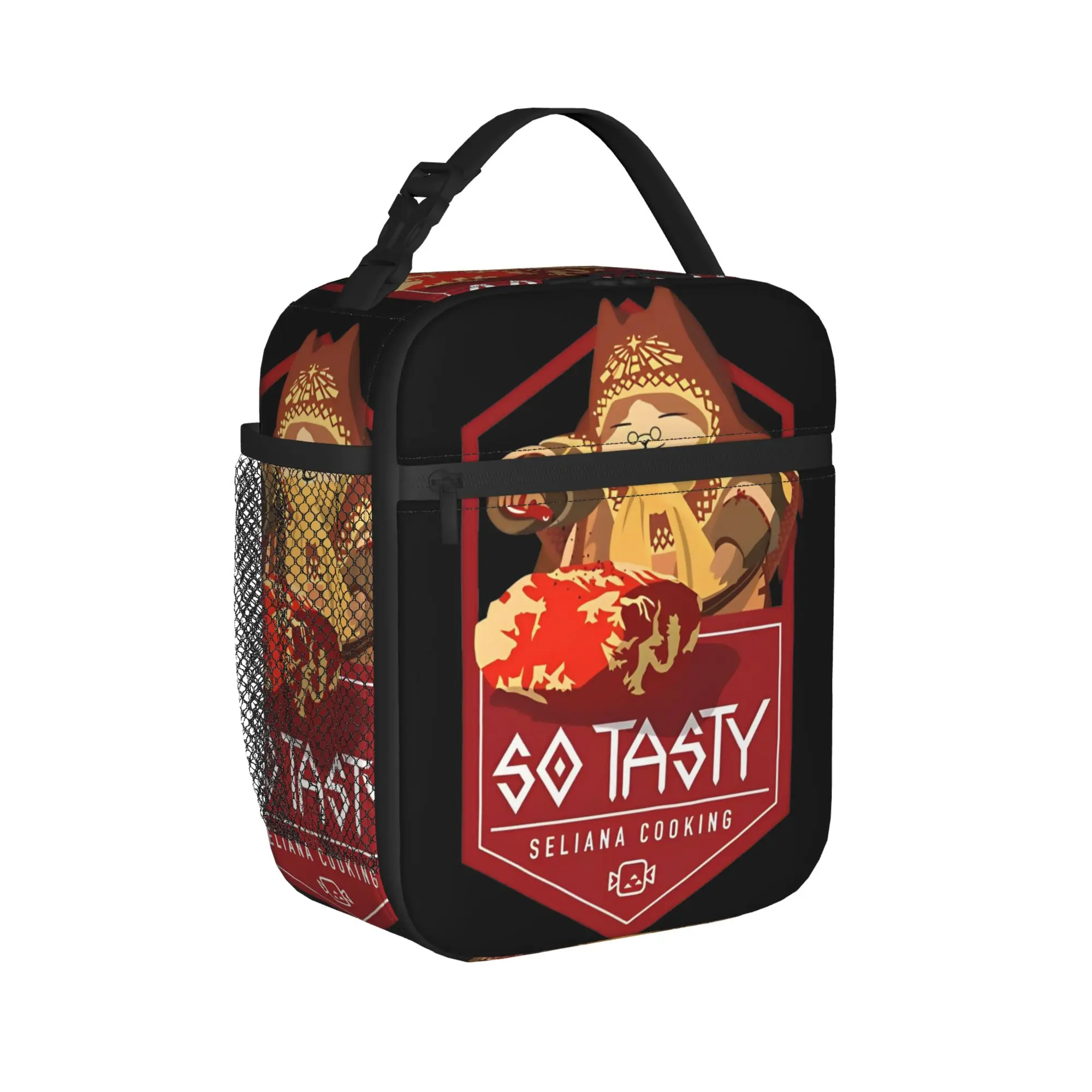 Monster Hunter Iceborne - Seliana Cooking Chef Insulated Lunch Bag Cooler Bag Lunch Container Tote Lunch Box Girl Boy School