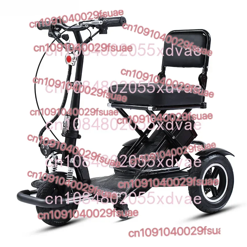 For Seniors Mobility Scooters Disabled Three Wheeler Trike 48V12A40-50KM Folding Electric Tricycle