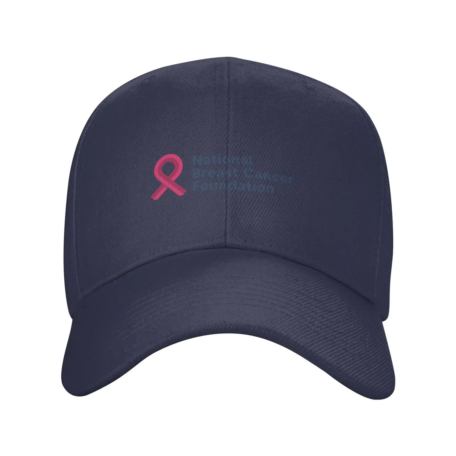 Casquette en denim avec logo National Breast Cancer Foundation, chapeau de baseball, qualité