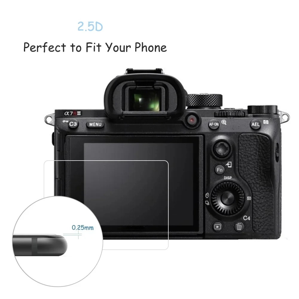 소니 알파 9 III 용 2 개/대 강화 유리 알파 9III A9 III A9III 용 보호 유리 화면 보호기