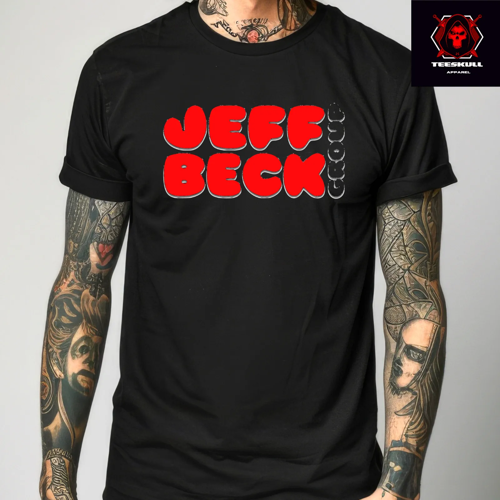 

Jeff Beck Group Rock Band Tee Unisex 100% Cotton T-SHIRT S-3XL