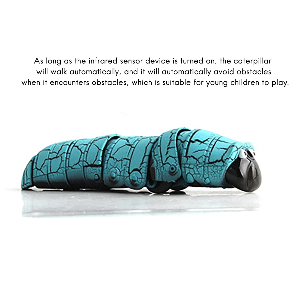 Infrared Remote Control Caterpillar Toy Funny Rc Animal Toy Novelty Gaggle Toy Tricky Toys Reptile Insect Electric A