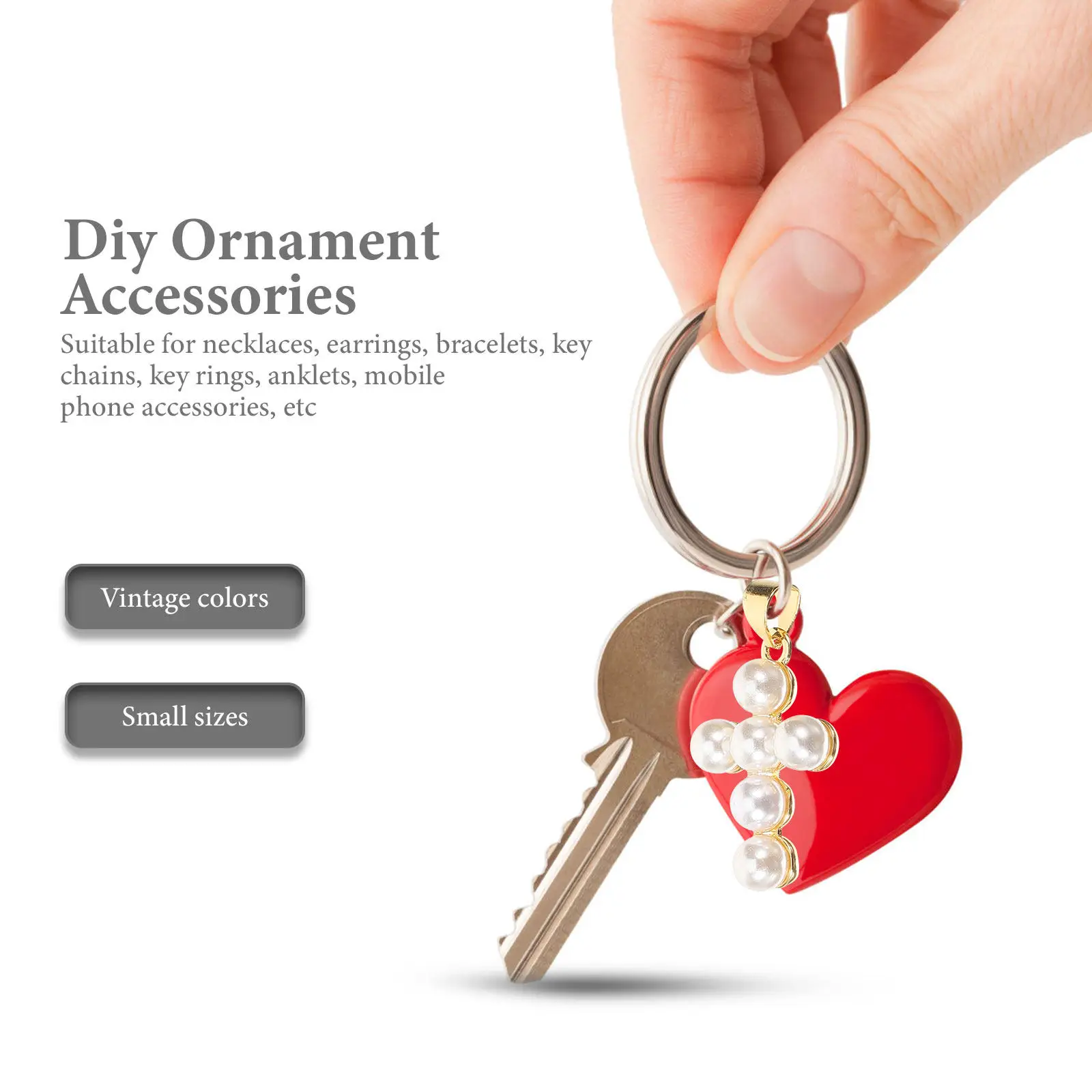 

5 шт. маленьких подвесок-крестиков из медного сплава для изготовления украшений своими руками, аксессуаров для брелоков, декора в винтажном стиле