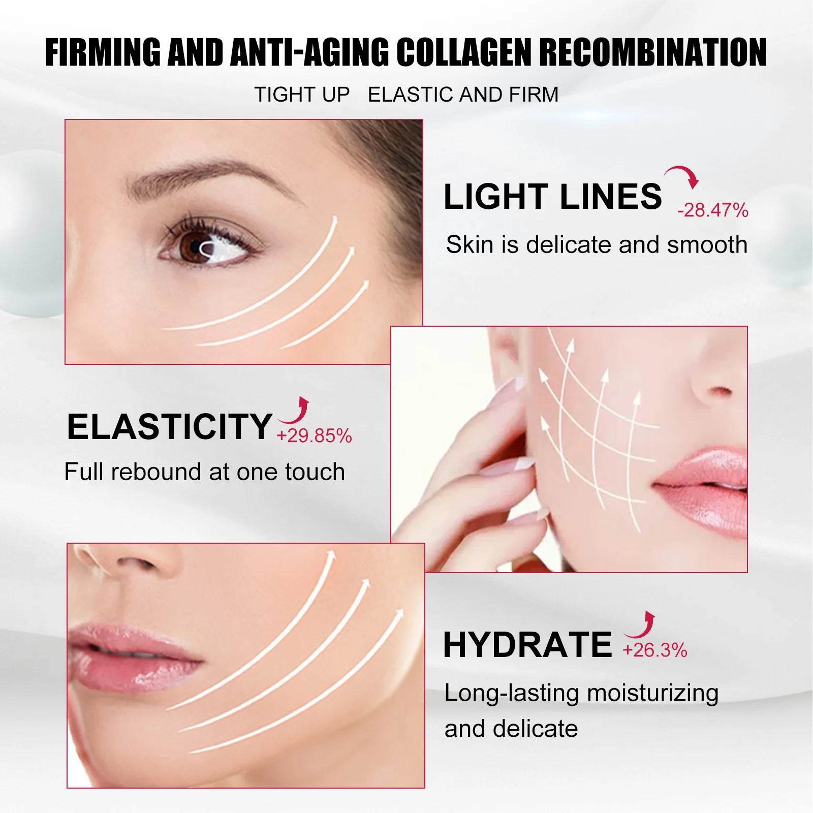 Instant Remove Wrinkle Cream Retinol Facial Anti Aging Reduce Neck Wrinkles Fade Fine Lines Lift Firming Moisturizing Skin Care