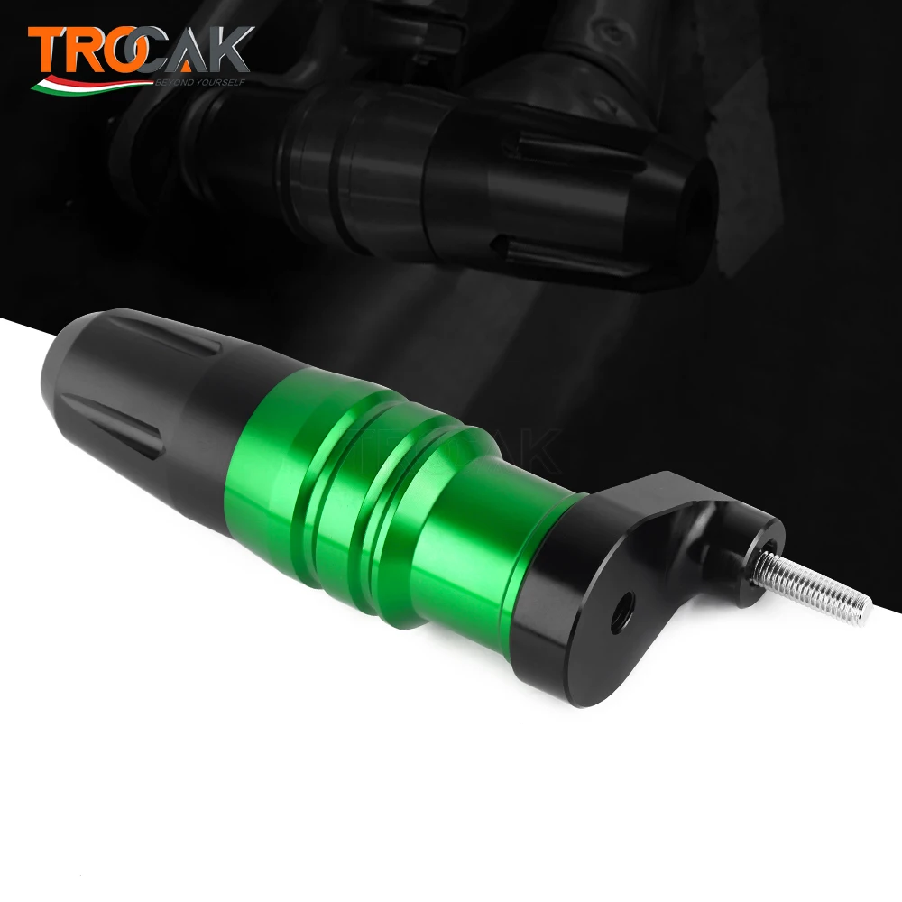Deslizador de escape para motocicleta, almohadilla de choque para Kawasaki NINJA 400, Z400, ninja400, z400, 2018-2023