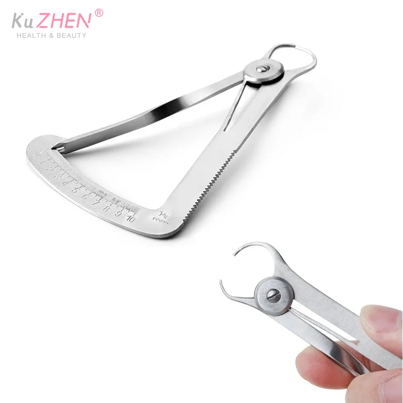 1PCS Dental Orthodontic Caliper Ruler For Wax Crown Gauge Stainless Steel Measuring 0-10mm Dentistry Surgical Instruments Tools