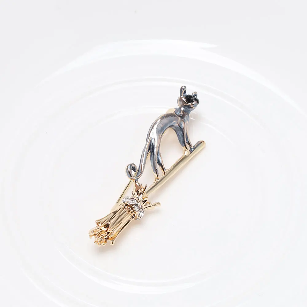 Melankolicka Odznaka Kota Kreatywna Zwierzęca Ozdoba na Torbę z Kotem Broszka Biżuteria, Model Mopa