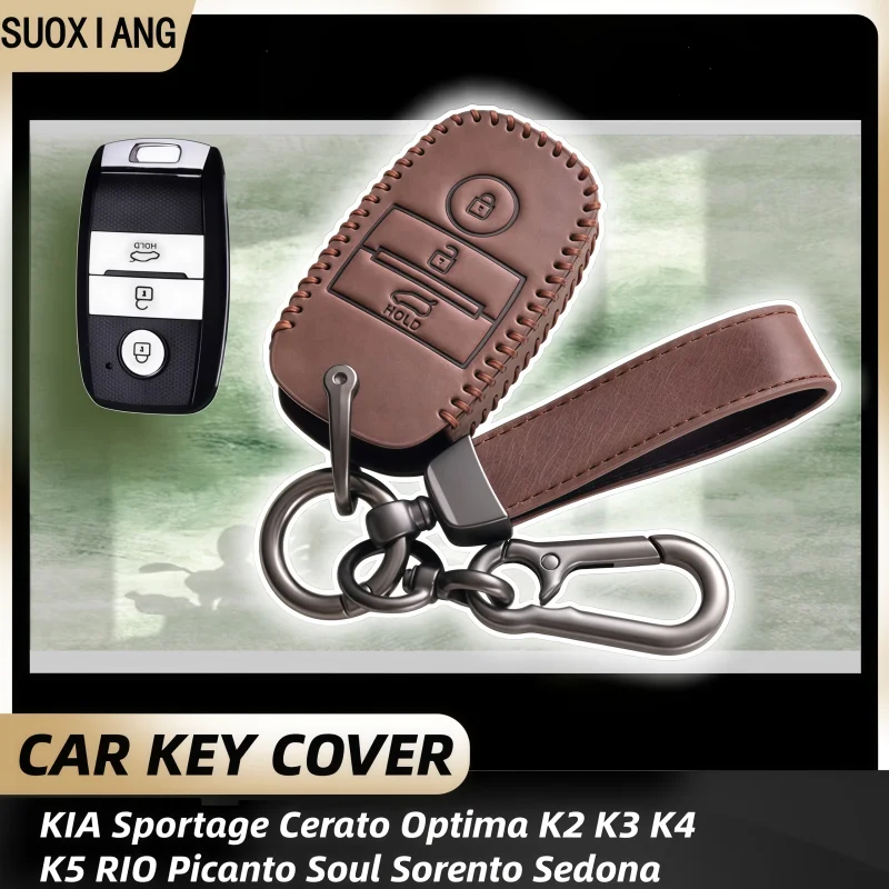

Car Remote Key Case Cover Shell Fob For KIA Sportage Cerato Optima K2 K3 K4 K5 RIO Picanto Soul Sorento Sedona 3 Buttons
