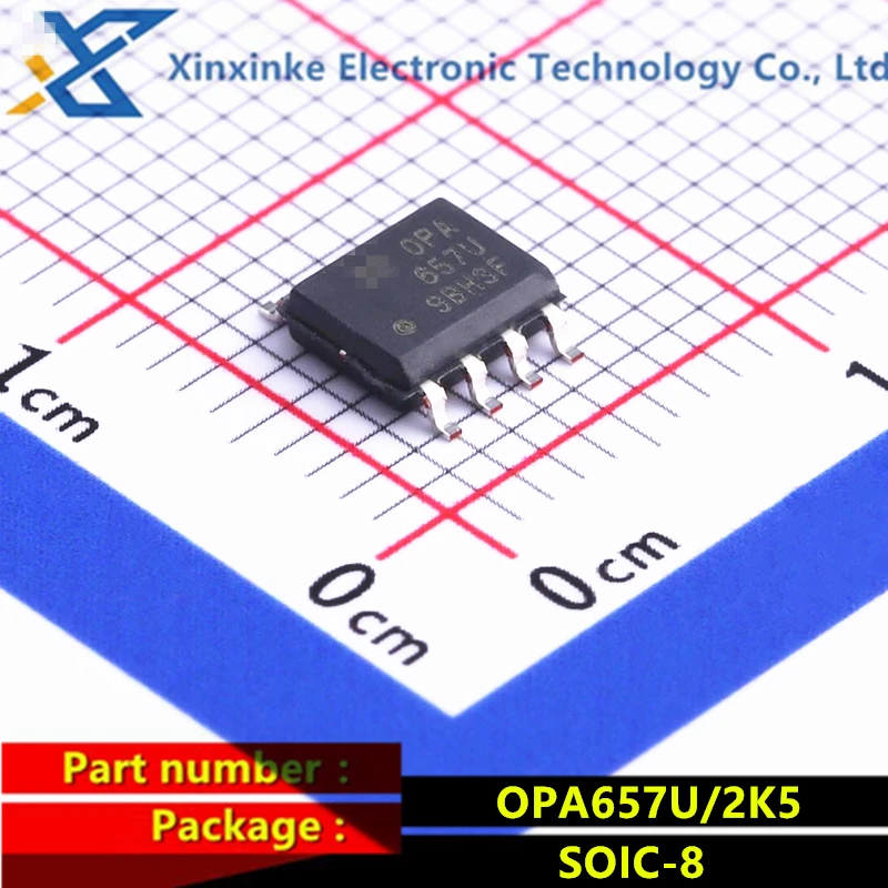 OPA657U/2K5 OPA657U SOIC-8 High Speed Operational Amplifiers 1.6GHz Low Noise FET-Input Op Amp  ICs Brand New Original