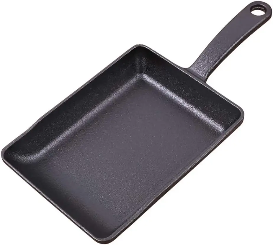 

Frying Pan, Induction Compatible, Oven Safe, Anti Scratch Pot, Bread Toast Breakfast Flip Tray for Home Cooking,Black