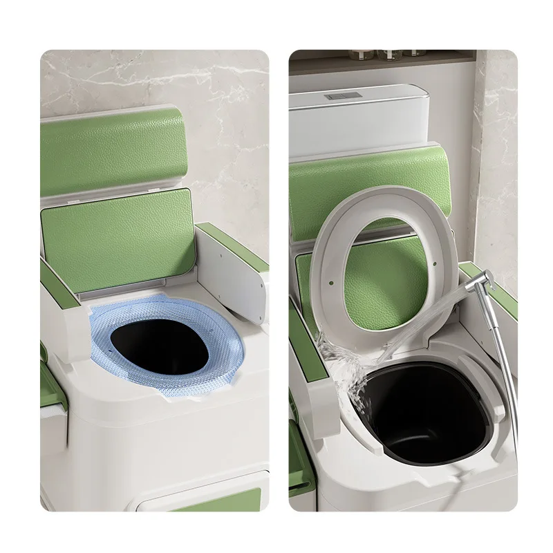 household portable disabled indoor armrest  chair squatting
