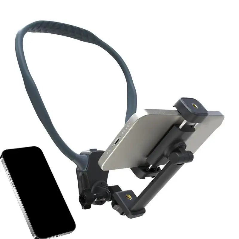 Magnetic Neck Mount For Phones Chest Stand Strap Holder Flexible Chest Stand Strap Holder Lightweight Neck Recording Mount For