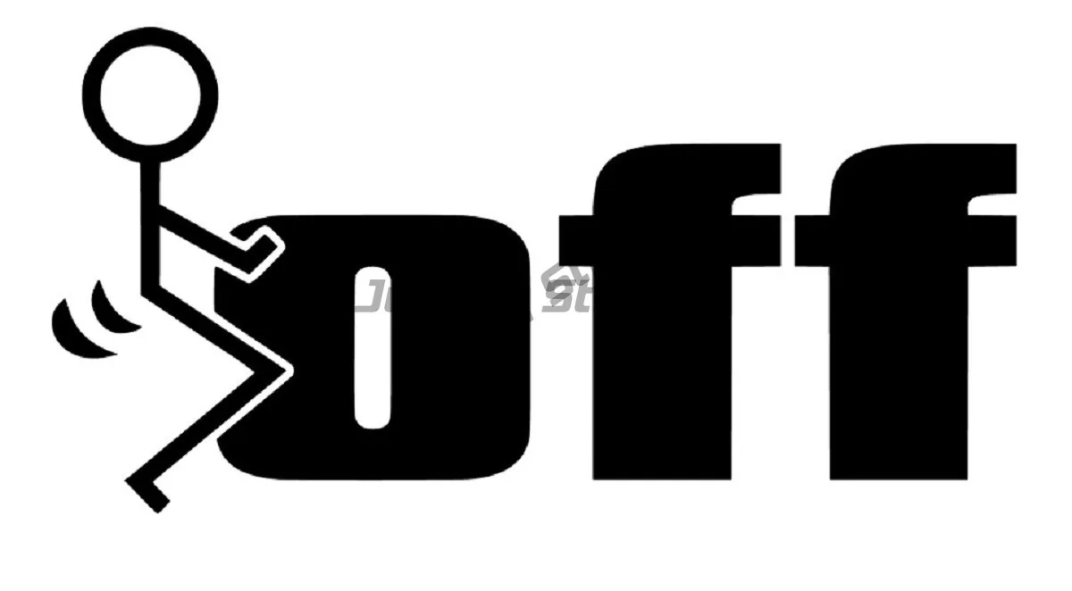 

Fuck Off Fck You Funny Diecut Stickers Car Truck Windows JDM F * Ck It Vinyl