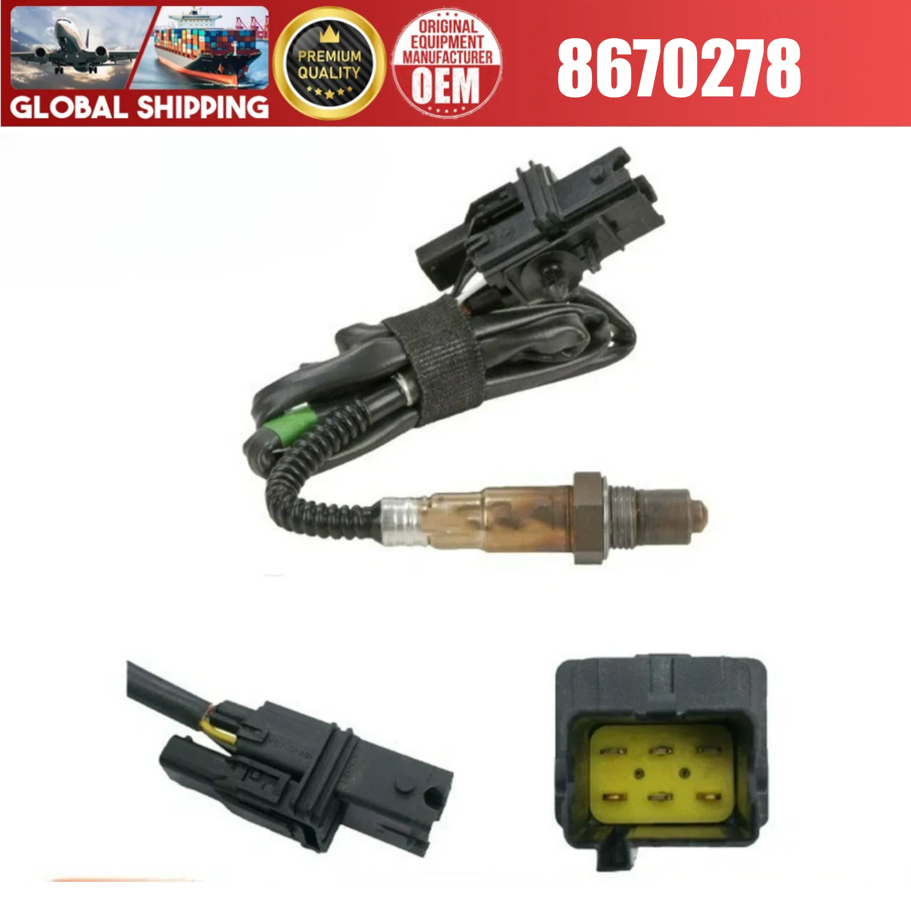 8670278 front right Oxygen Sensor fit for Volvo S80 XC90 3.0T