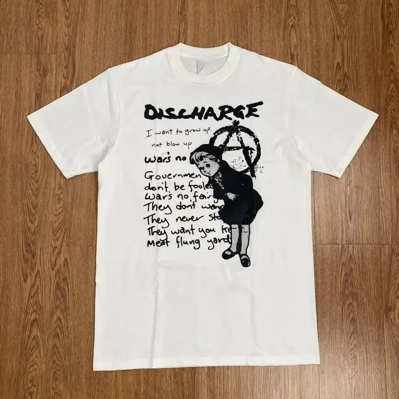 Discharge Band I Want To Grow Up T Shirt Classic White S 5XL 1J0403