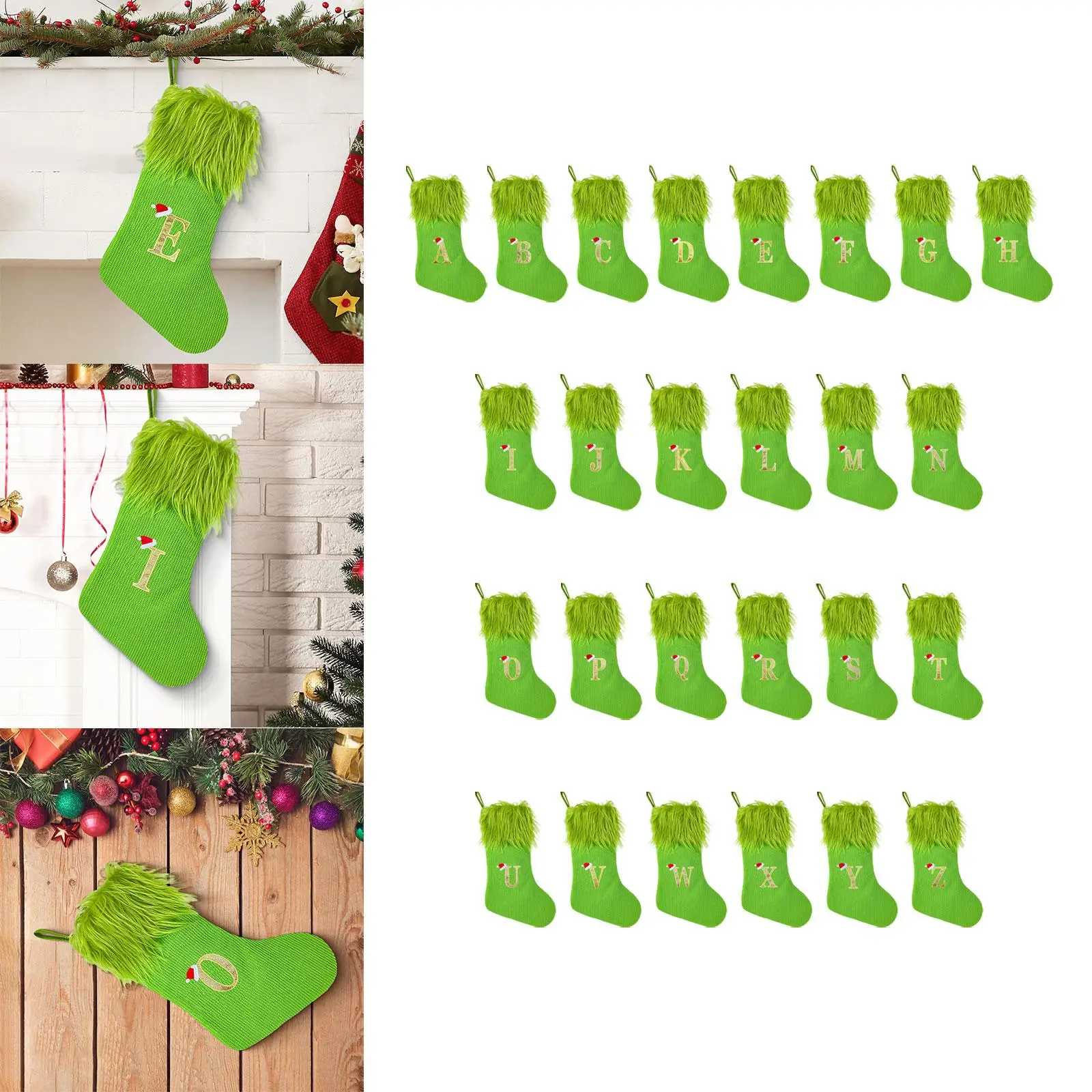 

Рождественские чулки Рождественские елочные украшения Подвесные чулки Рождественские украшения для дверей Домашний камин Фестивали Спальня