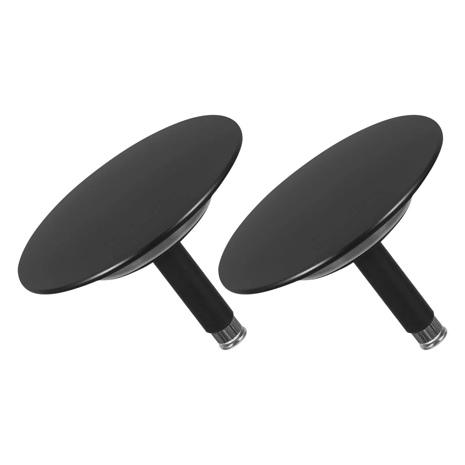 

2Pcs Replacement Shower Drain Cover 70Mm Snap-in Round Design for Bathtub Overflow Drain Seal Anti-Clog Hair Strainer for Dry