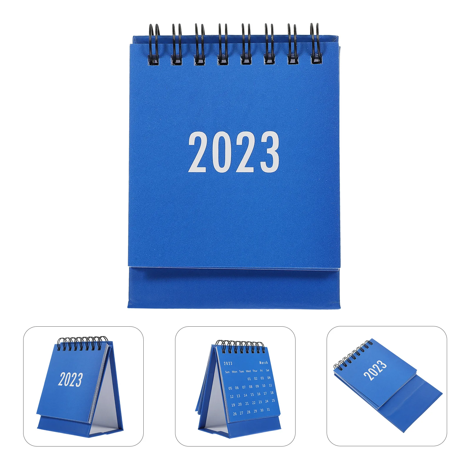 Mini Desk Calendar Compact Sturdy Message Recording Date Marking Planning Tool Table Decor Home Office School Dorm