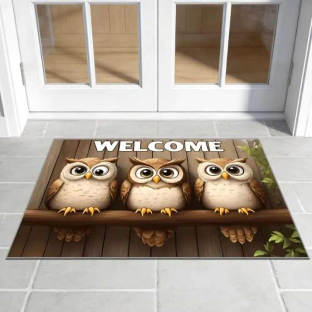 Ectangular Floor Pad Rustic Farmhouse Theme Elegant Handwritten English Words Slogan Panel Blanket for Apartment Lounge Decor