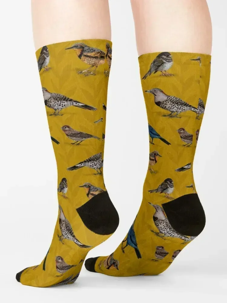 Backyard Birds of Western Washington Socks shoes valentine gift ideas Non-slip soccer anti-slip Socks Woman Men's