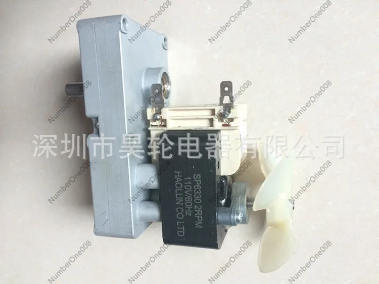 C Shaded Pole Gear Motor 220V Induction Speed Reduction Motor for Oven Fireplace Fan Blower