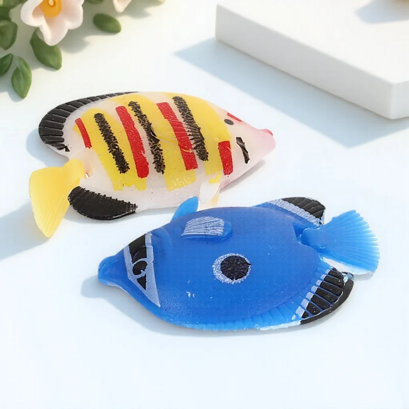 

8Pcs Simulated Aquarium Fish Tank Decoration High Quality Plastic Floating Fish Adornment Micro Landscape Ornament Home Office