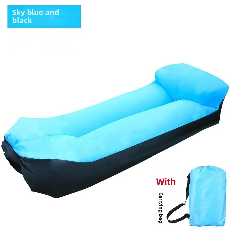 

Inflatable Sofa Bed Portable Lightweight Quick Inflation for Outdoor Camping Beach Travel Lounging Sleeping Bag Chair for Adults