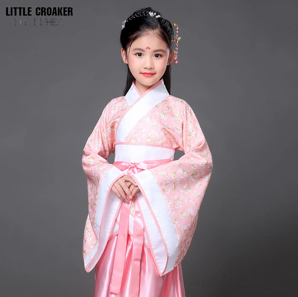 Hanfu Kid Traditional Chinese Ancient Clothing Women\'s Costumes Chinese Girls Traditional Outfit Children Hanfu Queen Dress