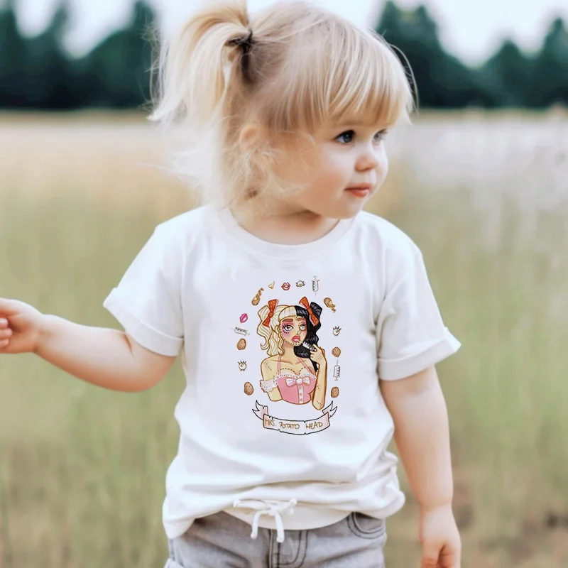 martinez-engracado-kawaii-dos-desenhos-animados-menina-topo-impressao-melanie-criancas-t-camisa-harajuku-branco-em-torno-do-pescoco-manga-curta-meninos-tshirt-2-pcs