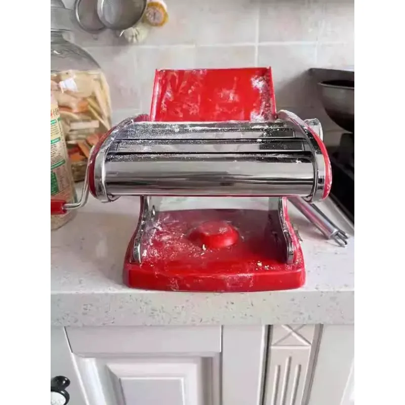 

Household Small Manual Noodle Press Machine - Multifunctional, Stainless Steel, Old-Fashioned Hand-Cranked
