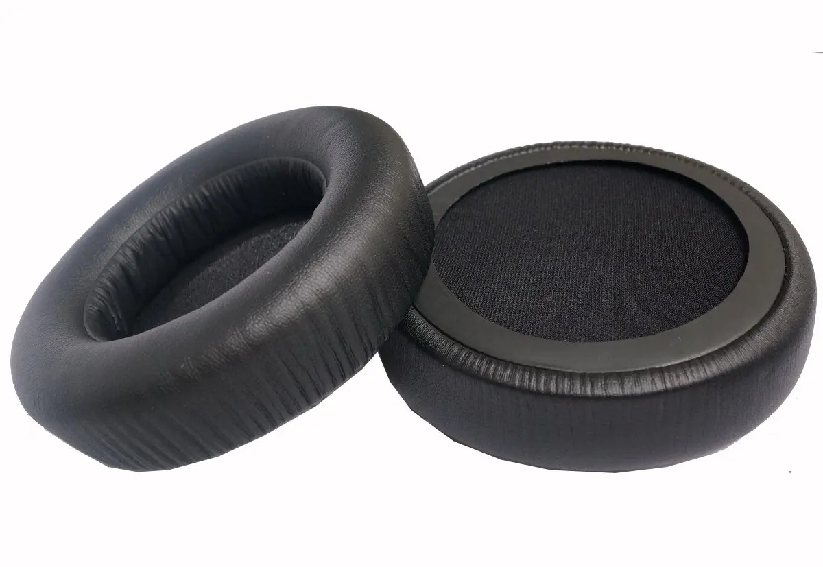 Piezas de reparación de auriculares, almohadillas de cuero para JBL Synchros S500,S700,Synchros E50 bt E50BT, almohadillas de repuesto para los oídos (negro)