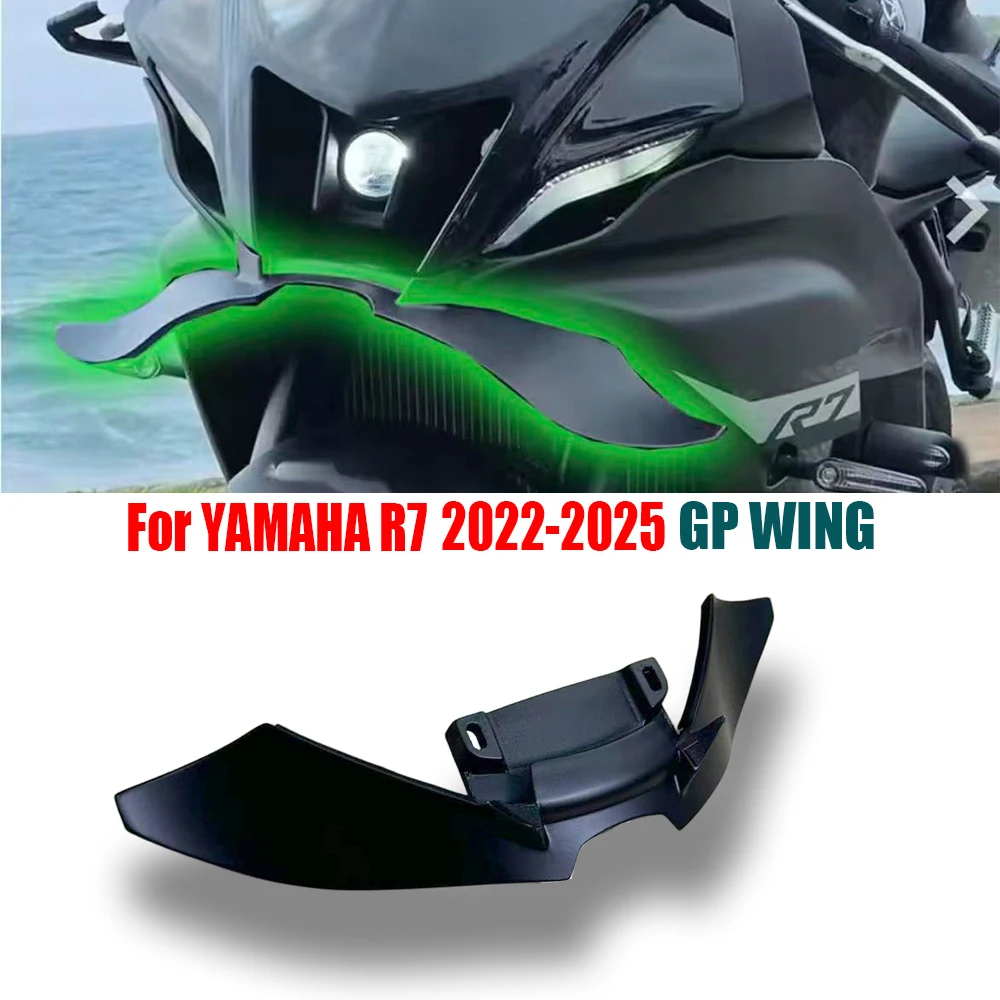 

2025 For YAMAHA YZF R7 motorcycle GP WING DOWNFORCE NAKED FRONTAL SPOILERS 2022-2025 Front spoiler Lower spoiler lower lip suite