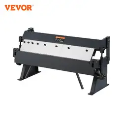 VEVOR Box and Pan Brake 24Inch / 36Inch / 48Inch 0-130 Degrees Sheet Metal Bending Brake Portable Metal Bender for Metal Bending