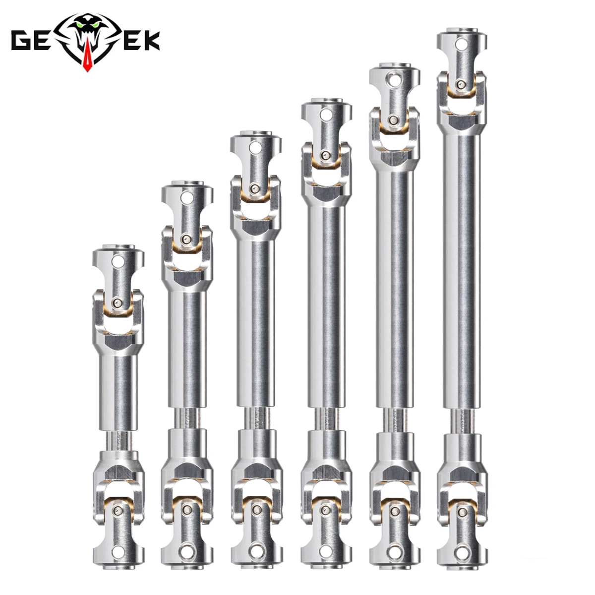 Stainless Steel Drive Shaft 5mm Universal Joint Driveshaft for 1/10 RC Car Crawler TRX4 Capra SCX10 D90 Element Enduro TF2 CC01