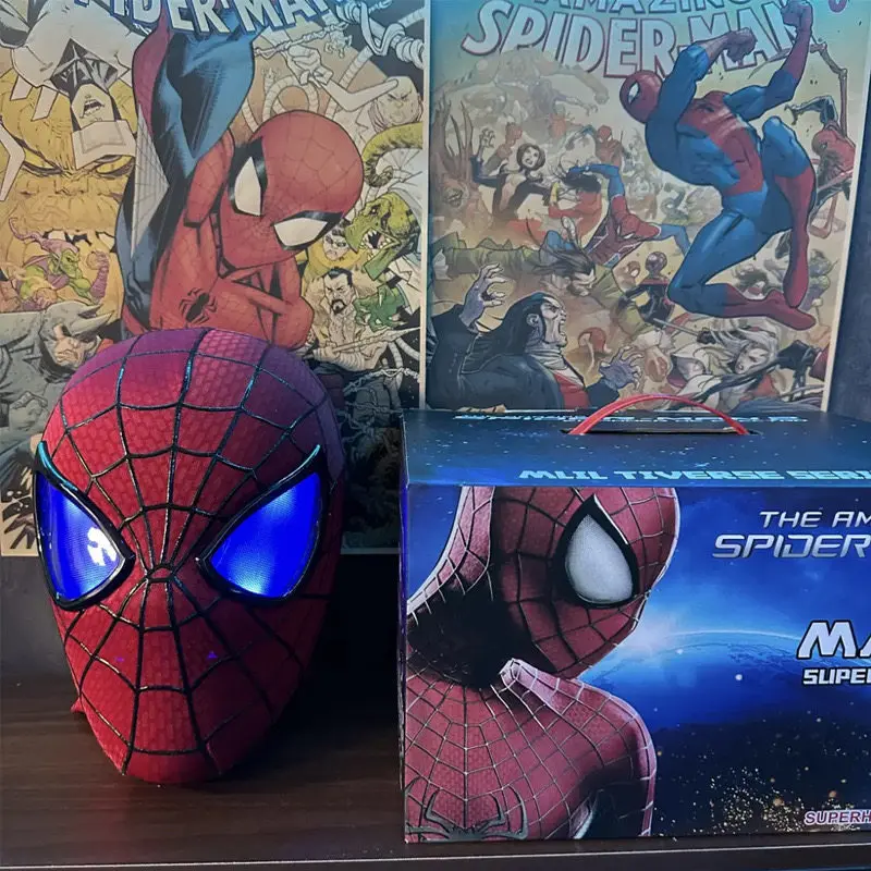 Nueva Máscara de Spider-Man 2 Hecha a Mano de Alta Calidad, Versión de Spiderman de Garfield, Versión de Peter Parker, para Regalo de Halloween o Navidad