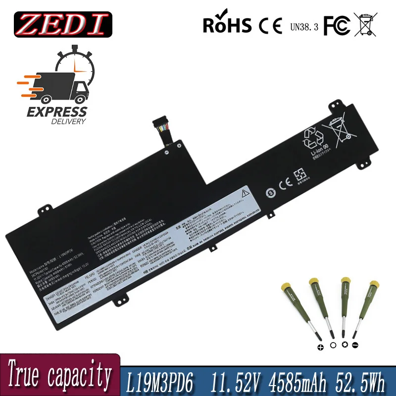 ZEDI L19M3PD6 L19L3PD6 Laptop Battery For Lenovo Ideapad Flex 5-14IIL05 5-14ITL05 5-14ARE05 5-14ALC05 5-15IIL05 5-15ALC05