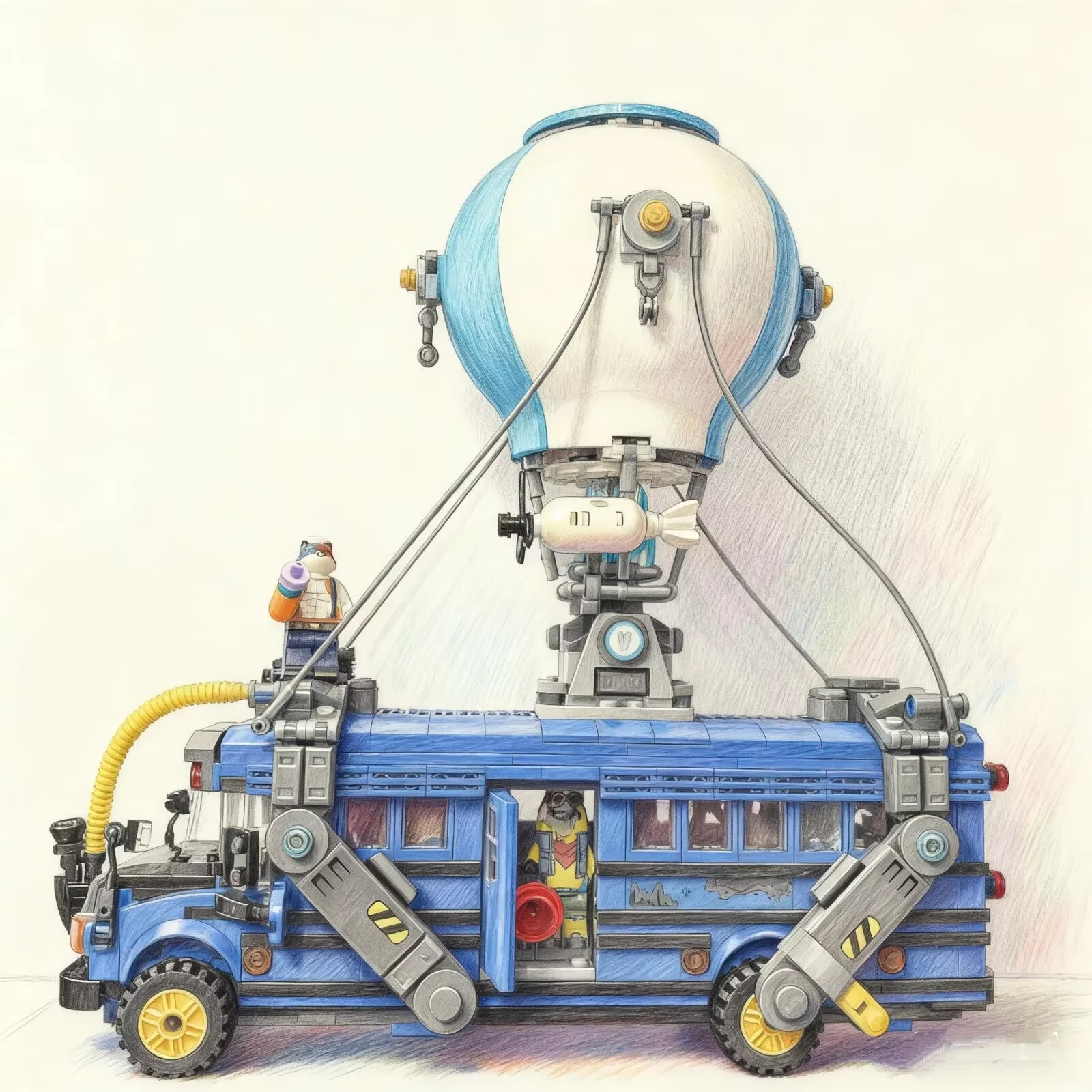 

954 шт., популярный фильм Fortnite Battle Bus, модель автомобиля 77073, строительные блоки, модель головоломки, кирпичи, игрушки на день рождения, рождественские подарки