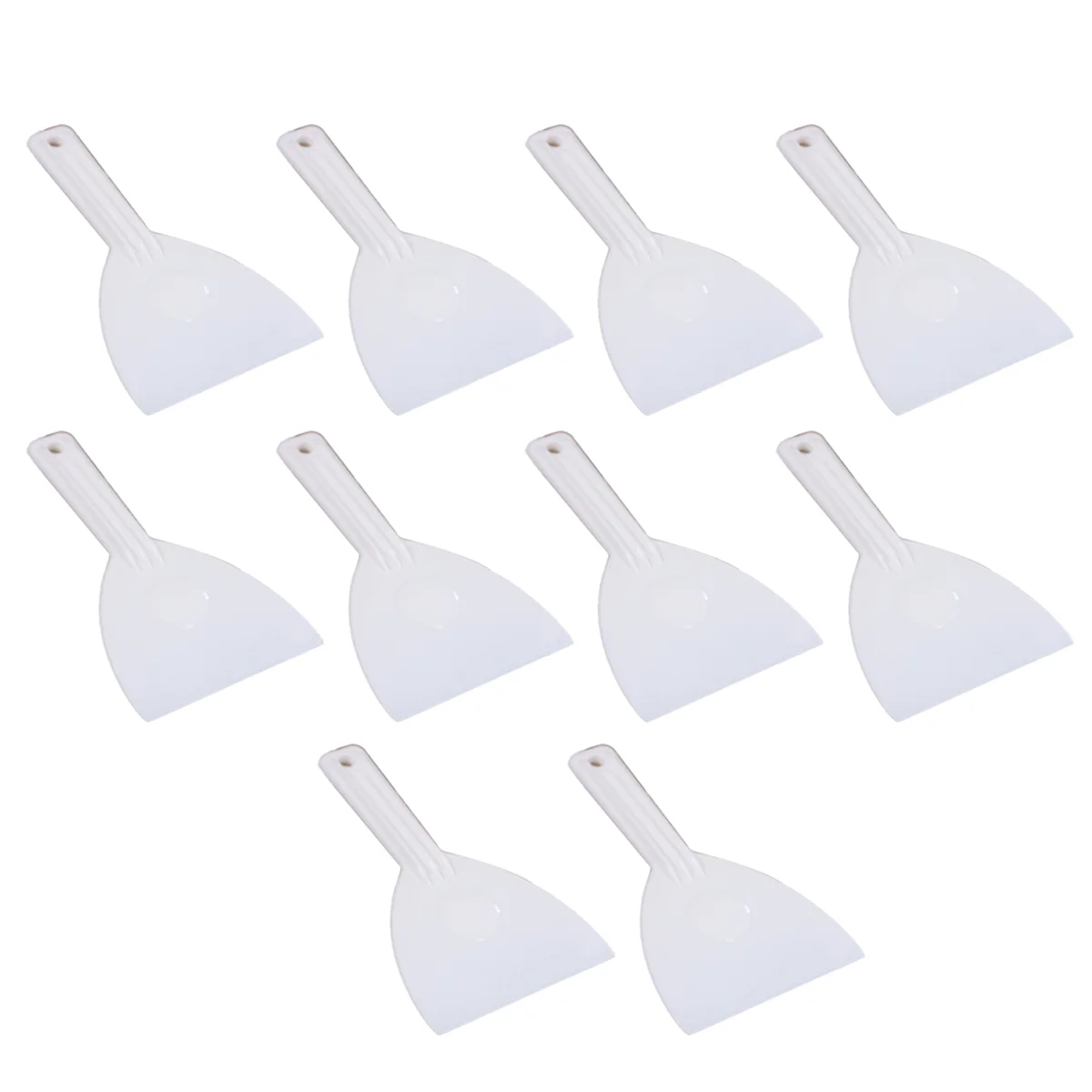 Cake Knife Plastic Scraper Butter Dough Cutter DIY Baking Kitchen Tool Soft Scraper Chocolate Shovel Triangle