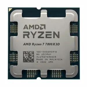 Bilashmart AMD Ryzen 7 7800X3D R7 7800X3D CPU 8 Core 16 Thread 5GHz Unlocked Desktop Processor Socket AM5 Gaming CPU Without Packag
