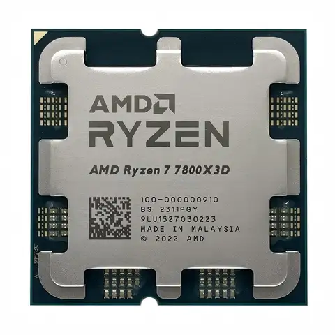 AMD Ryzen 7 7800X3D R7 7800X3D CPU 8-Core 16-Thread 5GHz Unlocked