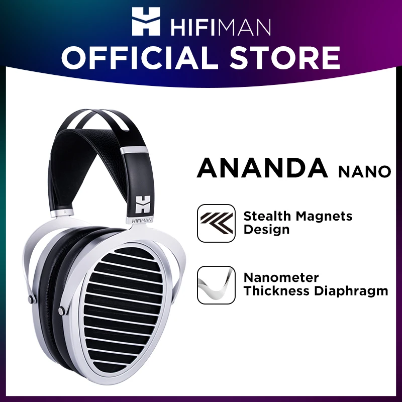 HIFIMAN ANANDA NANO Open-back Planar Magnetic Hi-Fi Headphones with Nanometer Thickness Diaphragm