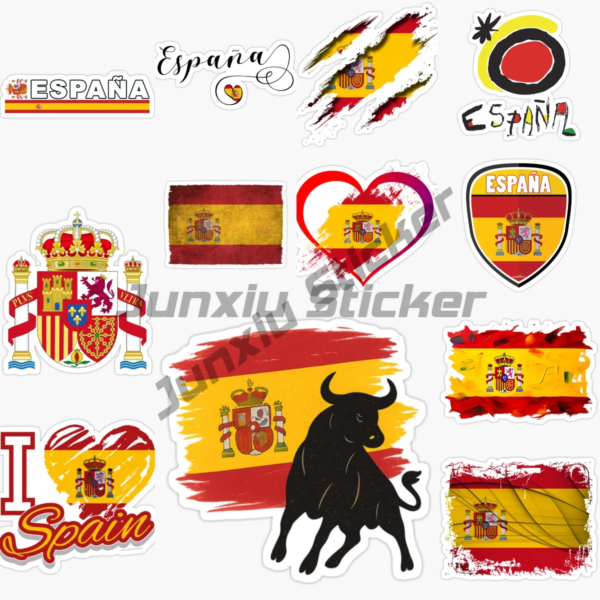 Spain Flag Car Stic…