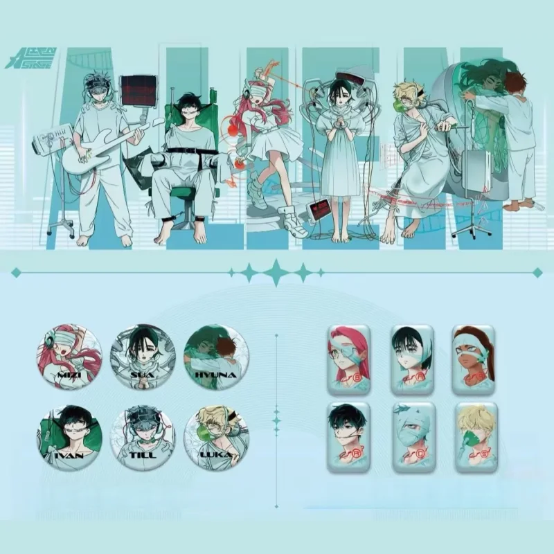 بقعة الأصلي الغريبة المرحلة ANAKT حديقة الكلية شارة معدنية مقبض طبي هدية صندوق الاكريليك الوقوف المفاتيح ملصقات صناعة يدوية