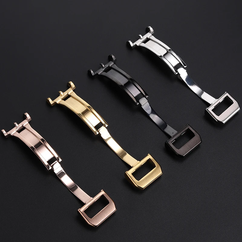 Stainless Steel Watch Buckle For IWC PILOT\'S WATCHES PORTUGIESER PORTOFINO High Quality Steel Buckle 18MM